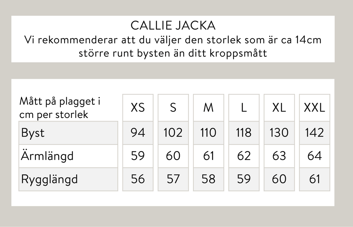 Callie-takki - Ruskea