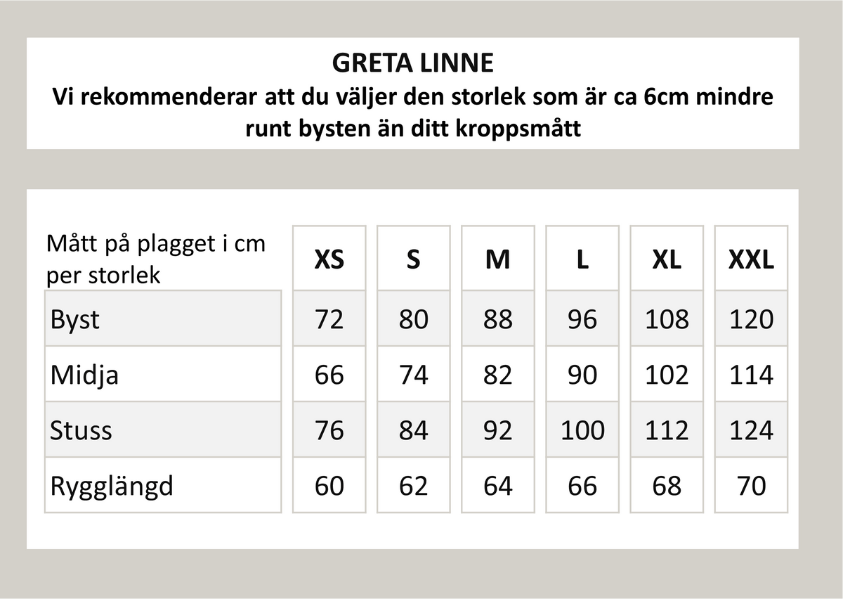 Greta linne - Vit