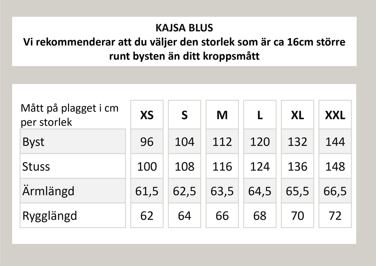Kajsa-pusero – Sininen