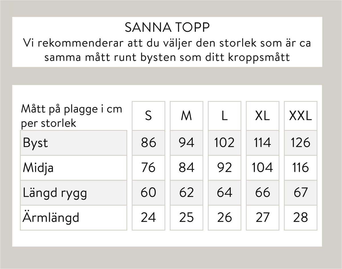 Sanna topp - Blommig