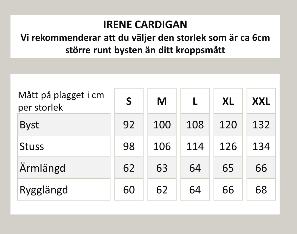Irene-neuletakki - Musta