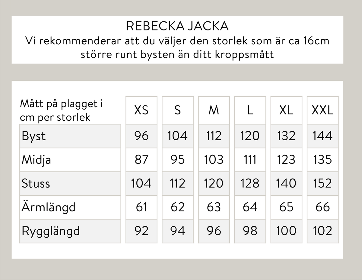 Rebecka-takki - Tummansininen