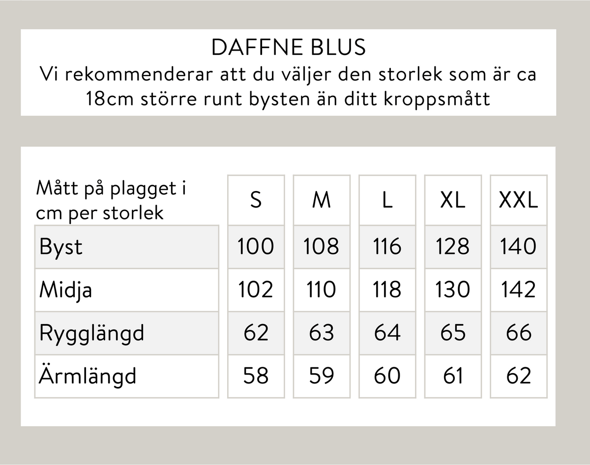 Daffne pusero - musta