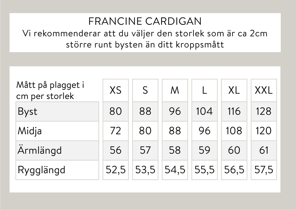 Francine cardigan - Blå
