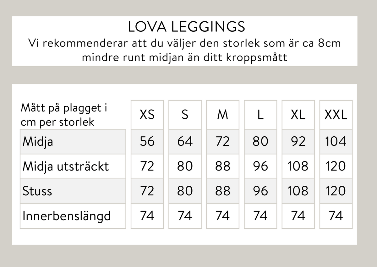 Lova leggingsit - mustat