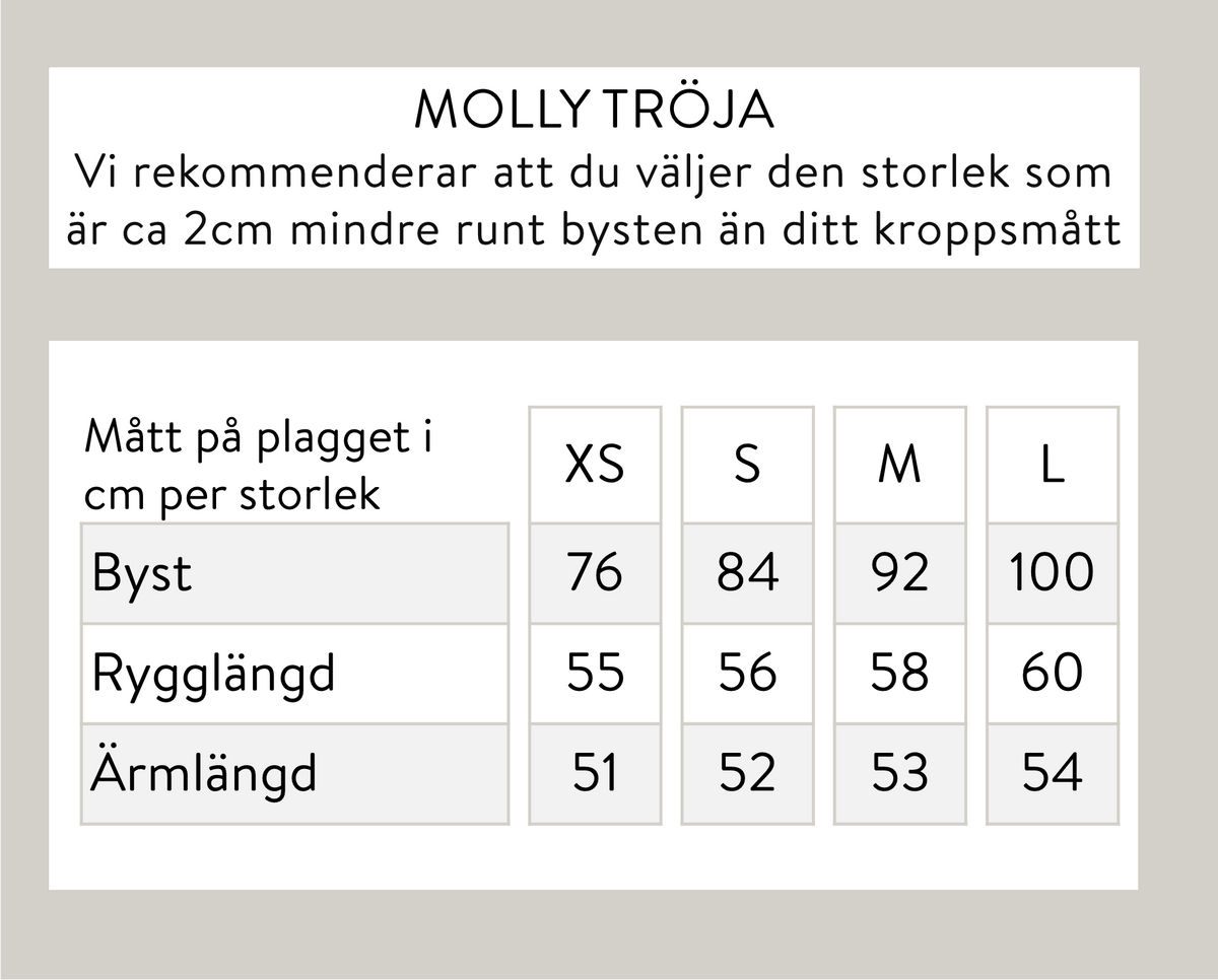 Molly tröja - Beige