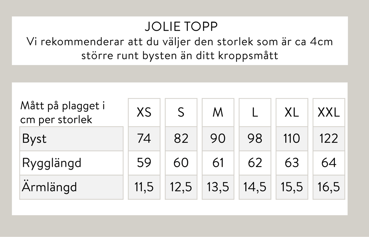 Jolie topp - Lila