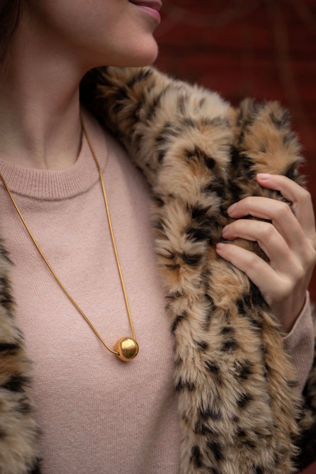 Ball Halsband Guld - Guld