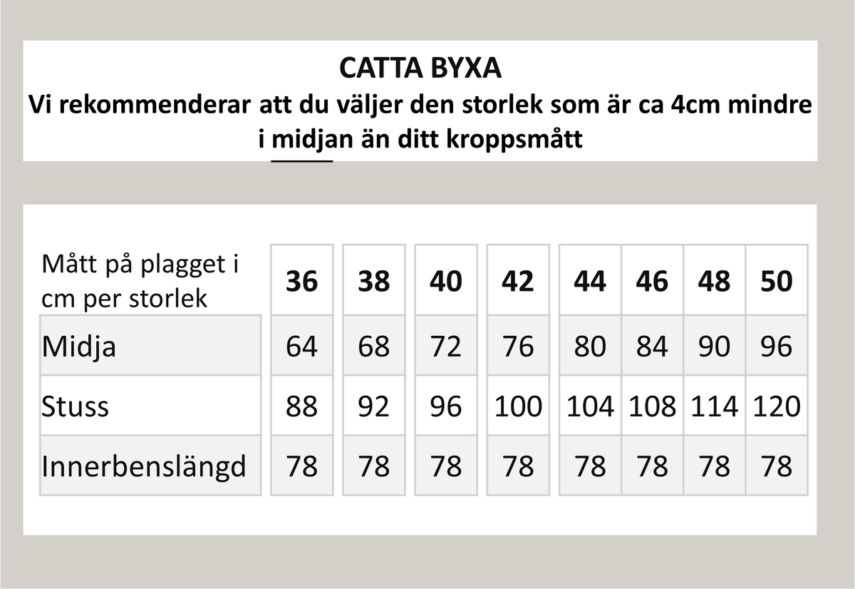 Catta-housut - Musta