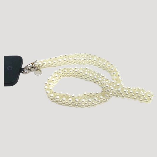 Holly Deco Strap Pearl Silver - Vit