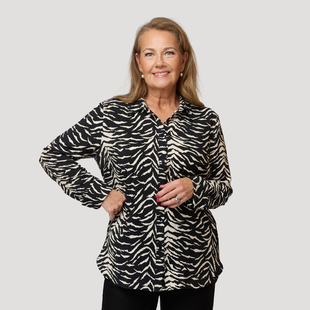 Elise skjorta - Flerfärgad