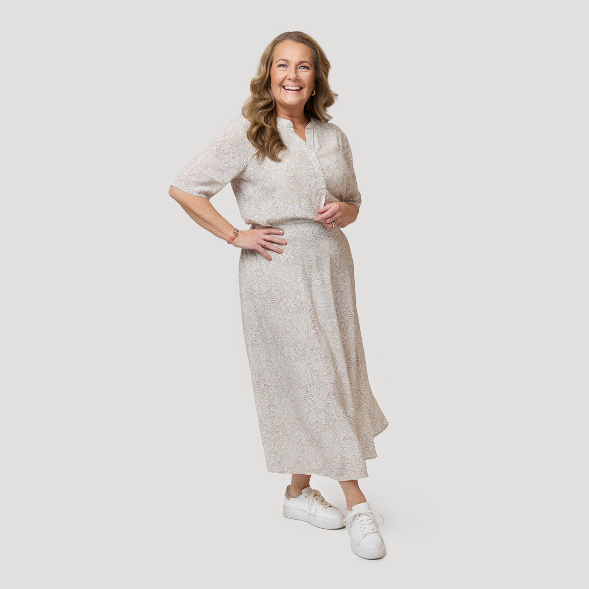 Elvira blus - Ljusbeige