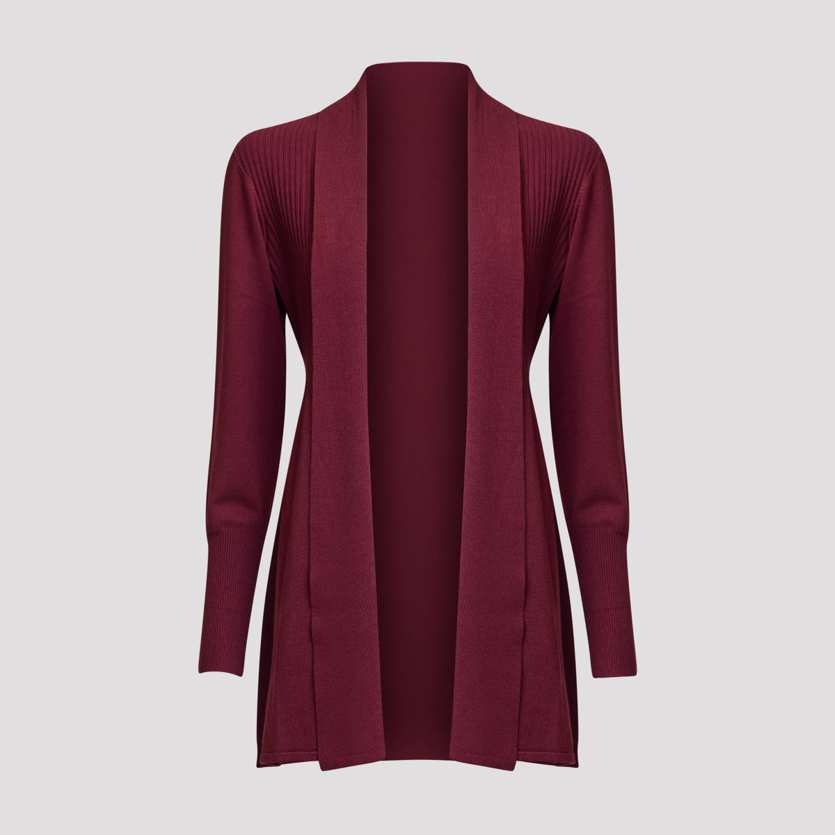 Evelyn cardigan - Vinröd