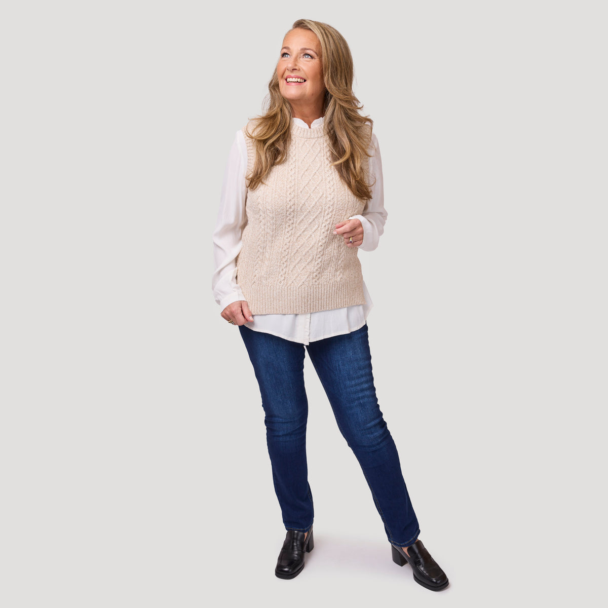 Fiona blus - Offwhite