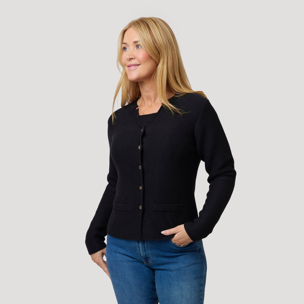 Francine cardigan - Svart