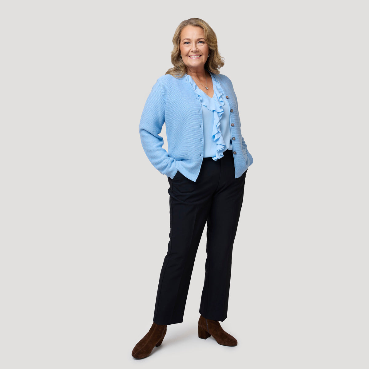 Francine cardigan - Blå