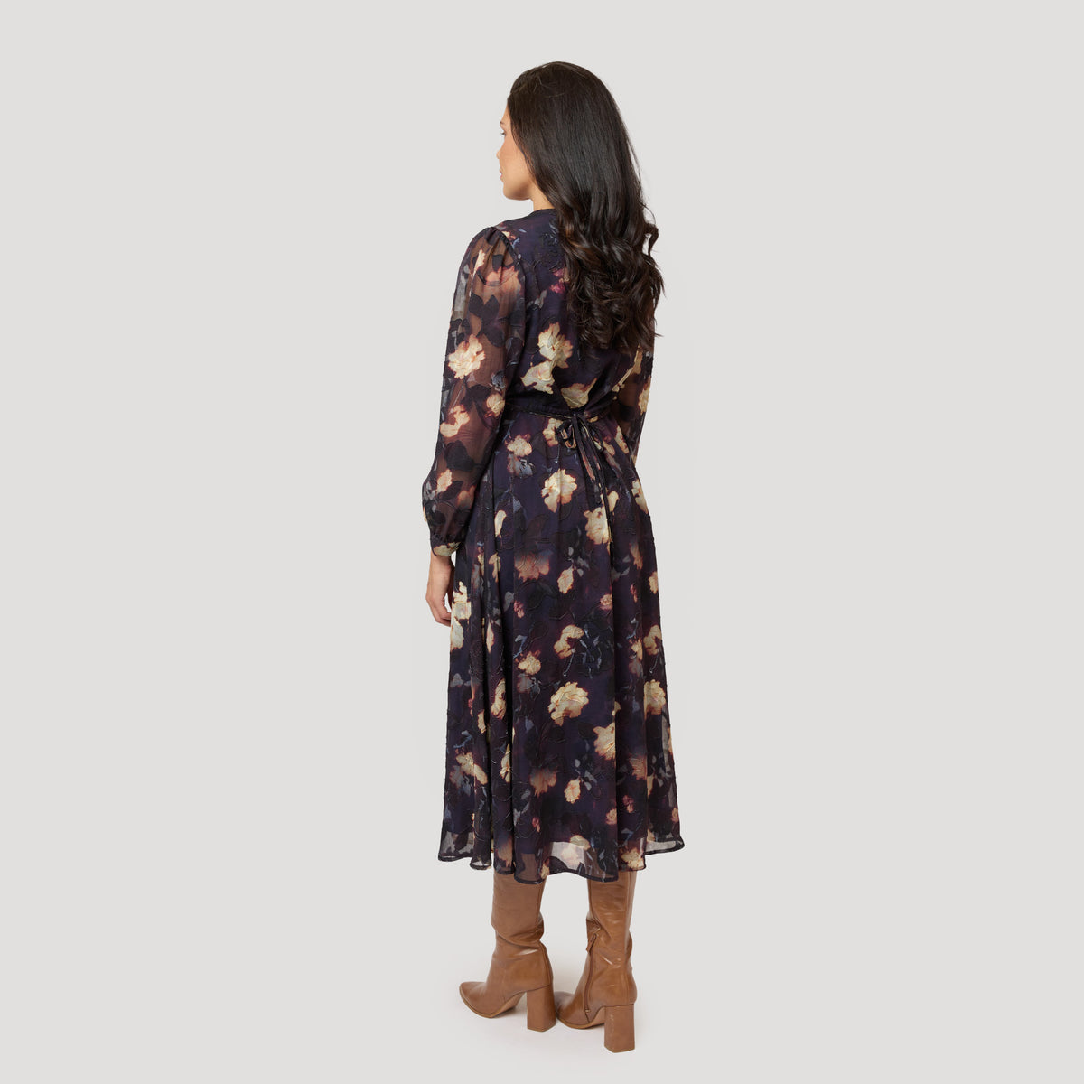 Isabelle-mekko - Kukkakuvioinen