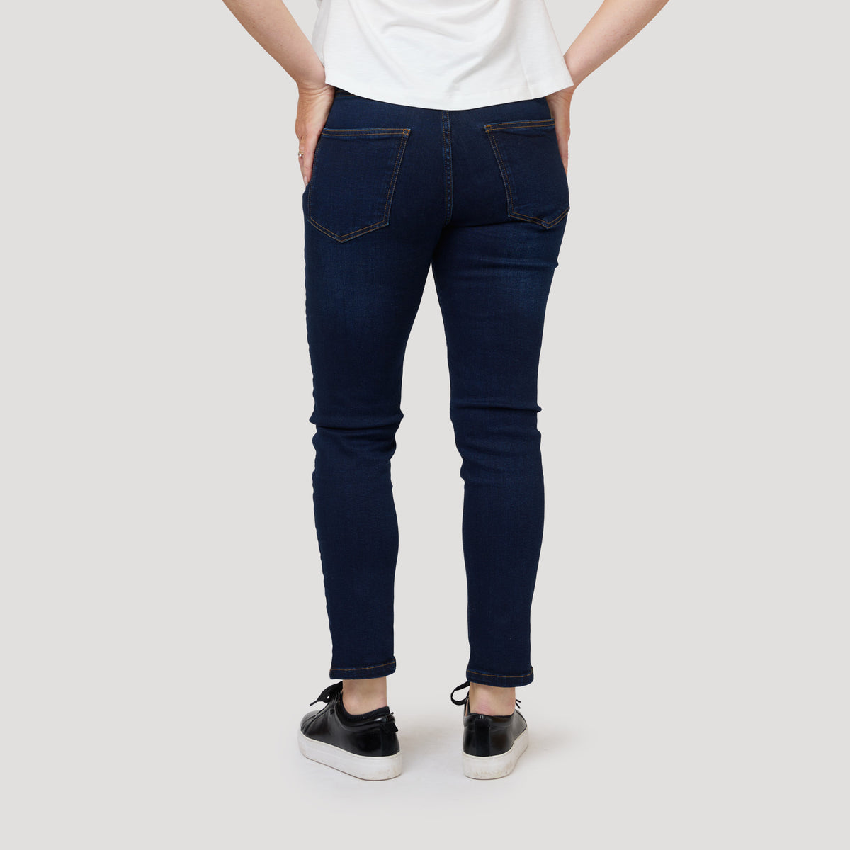 Jessica jeans - Mörkblå