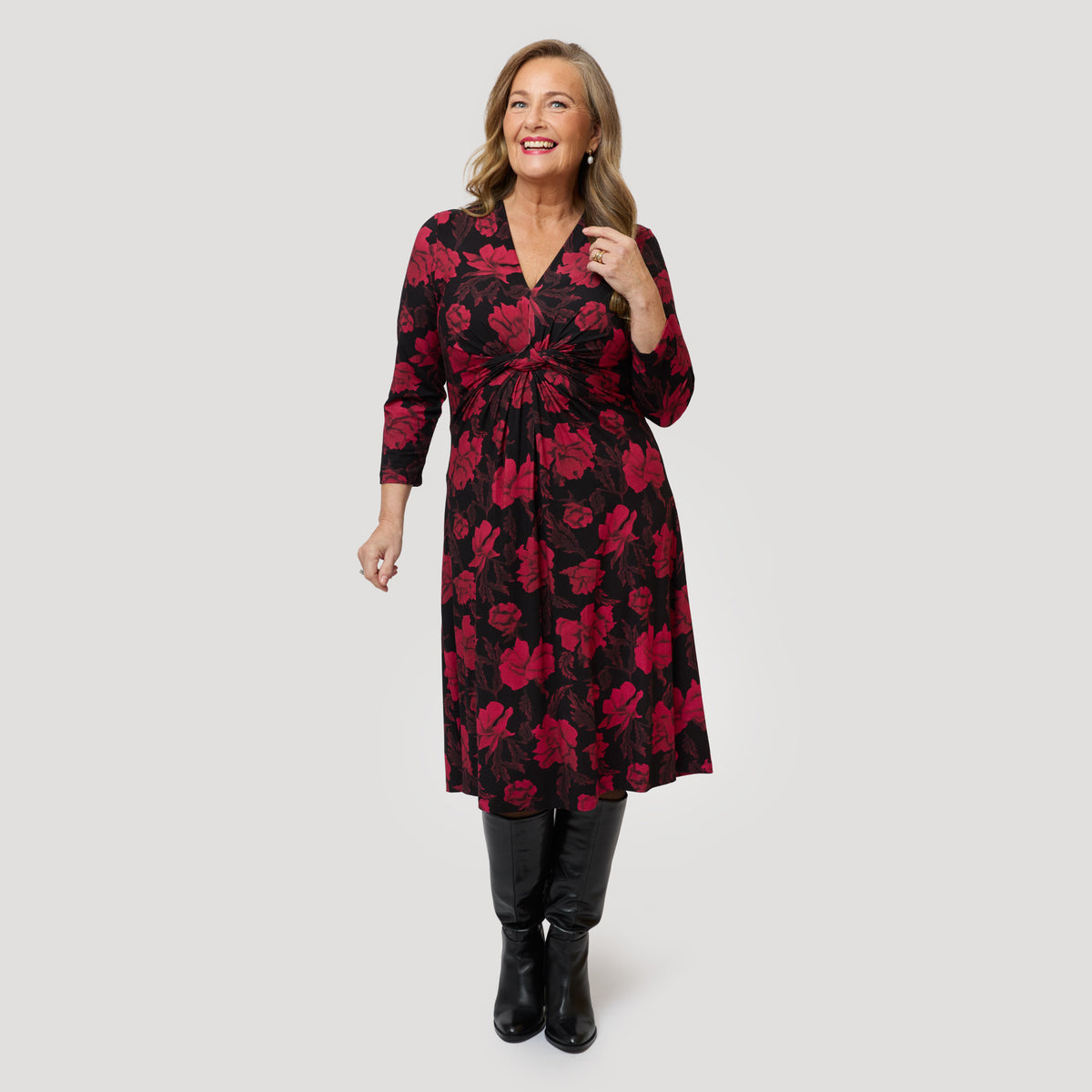 Sasha-mekko - Tummanpunainen