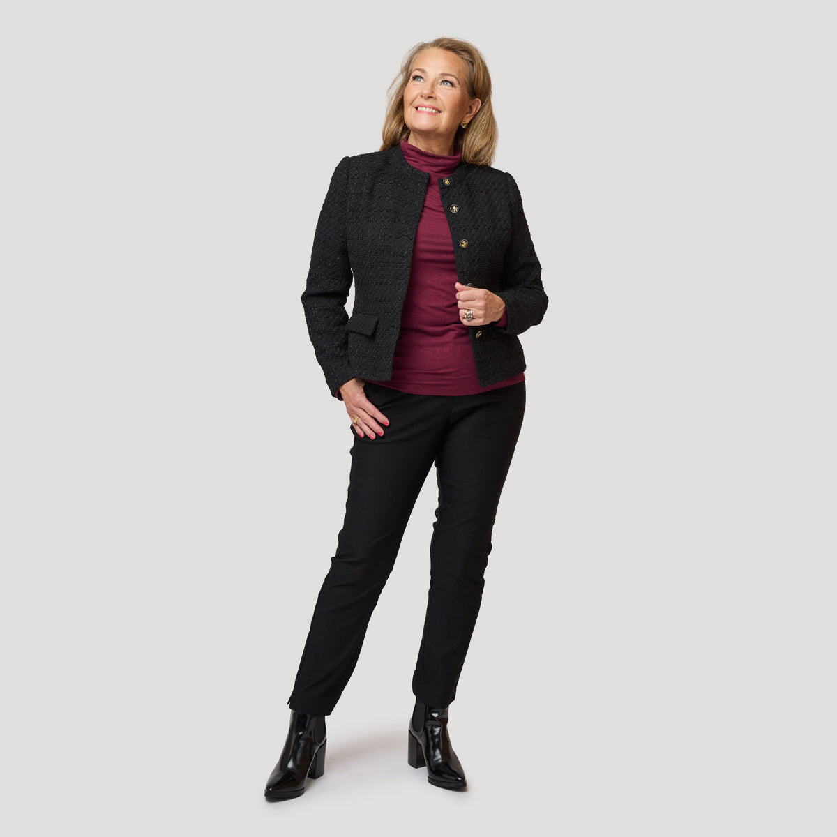 Bonnie polo - Vinröd