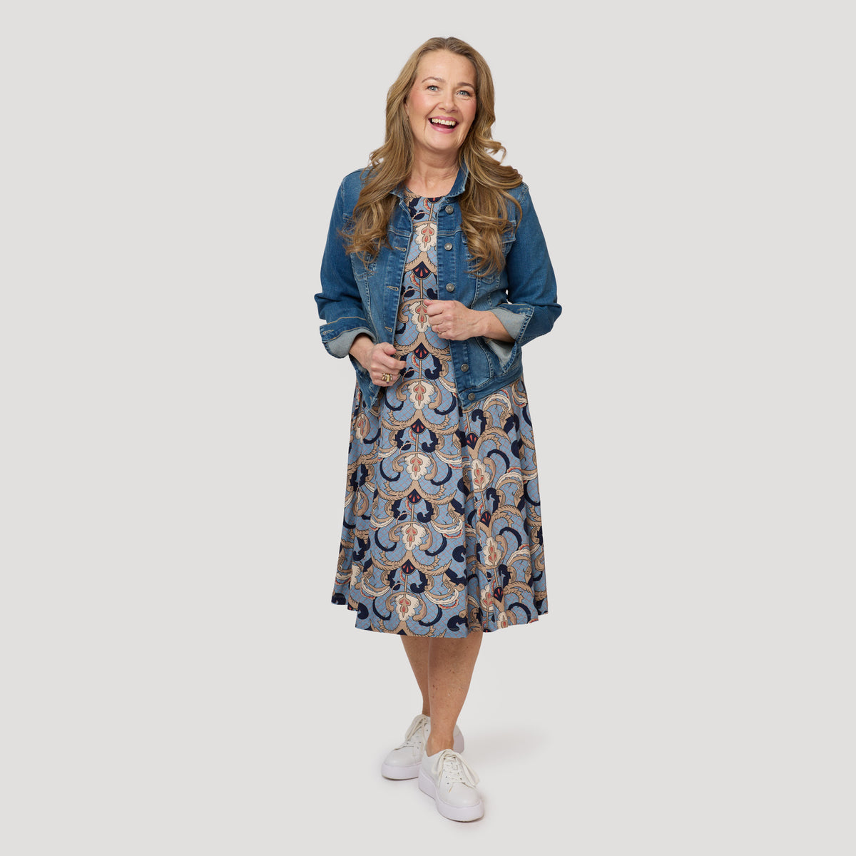 Linda klänning - Flerfärgad