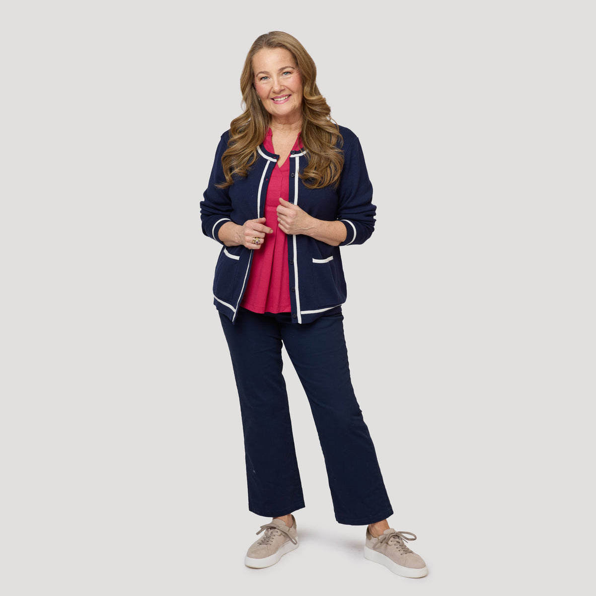 Irene cardigan - Mörkblå