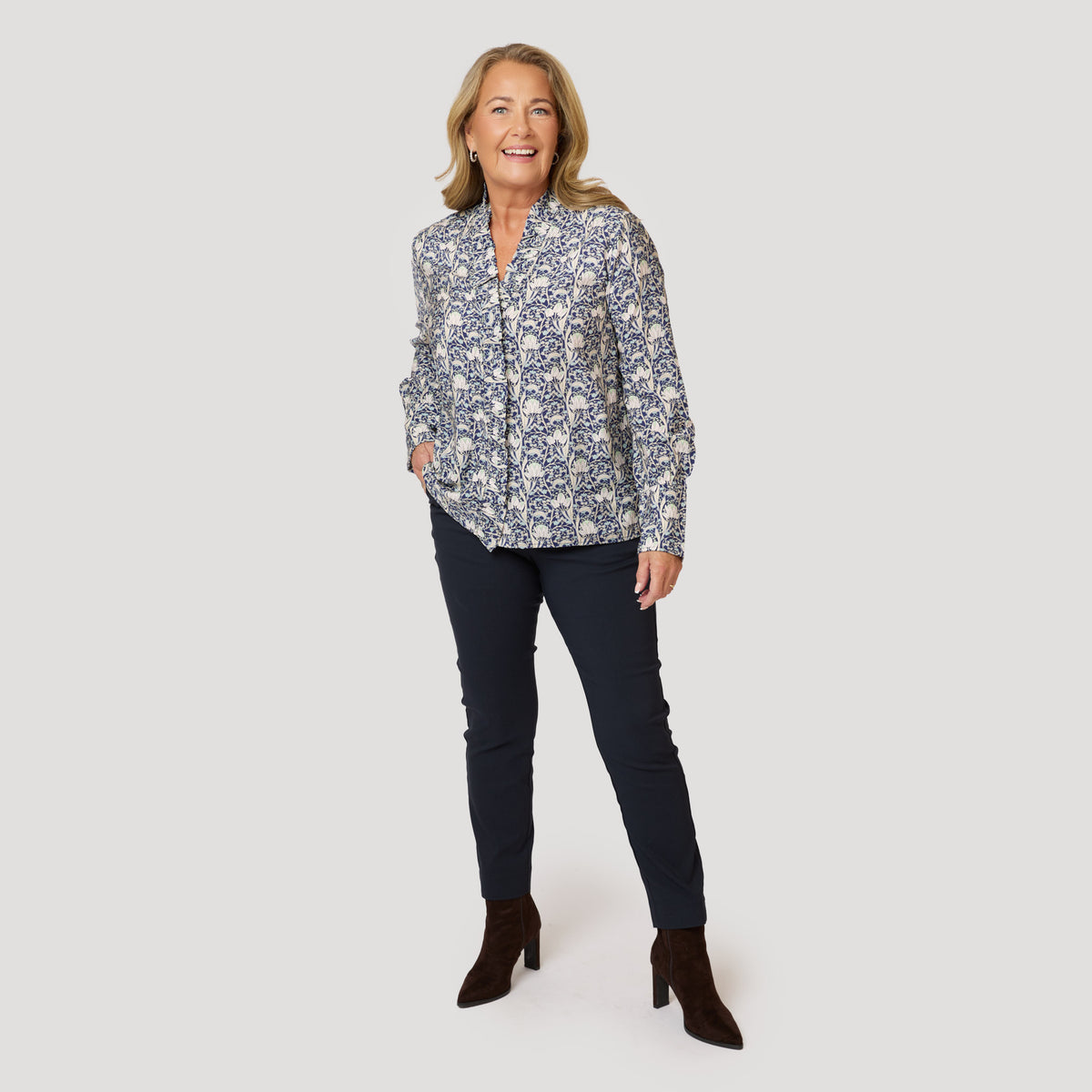 Kajsa-pusero – Sininen