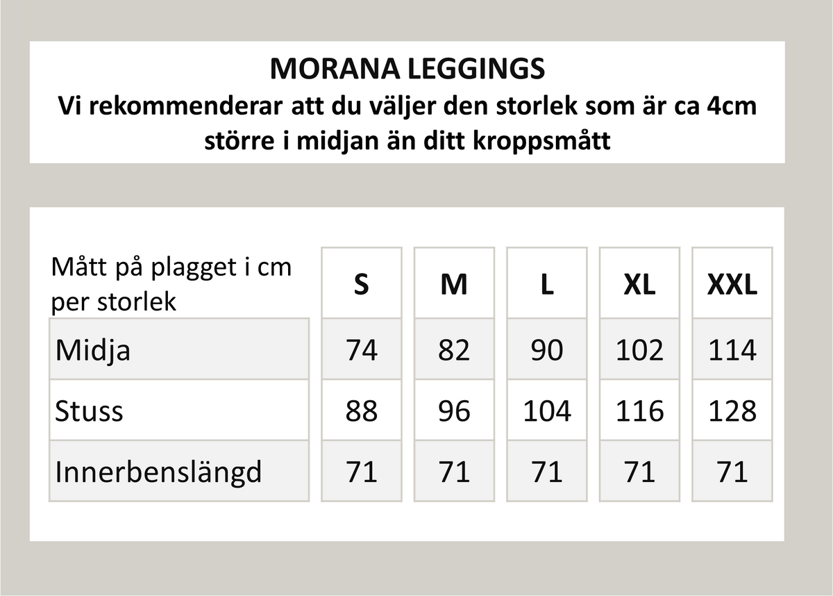 Morana leggingsit - ruskea