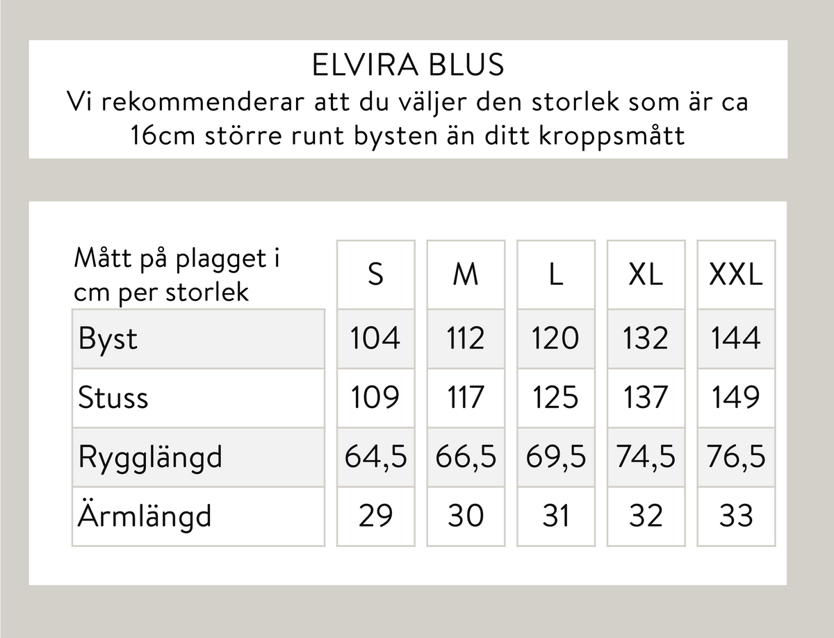Elvira blus - Flerfärgad