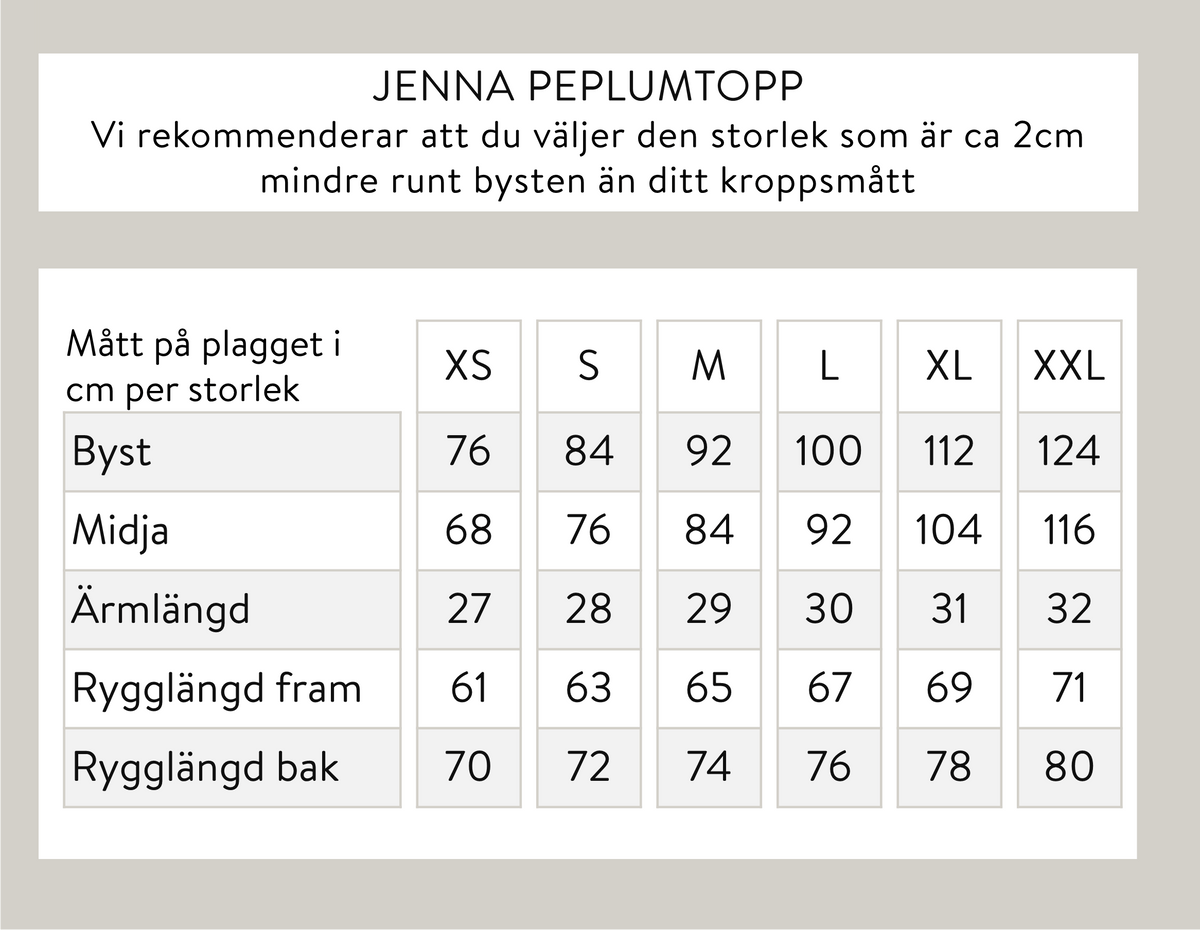 Jenna peplum-toppi - Tummanvihreä
