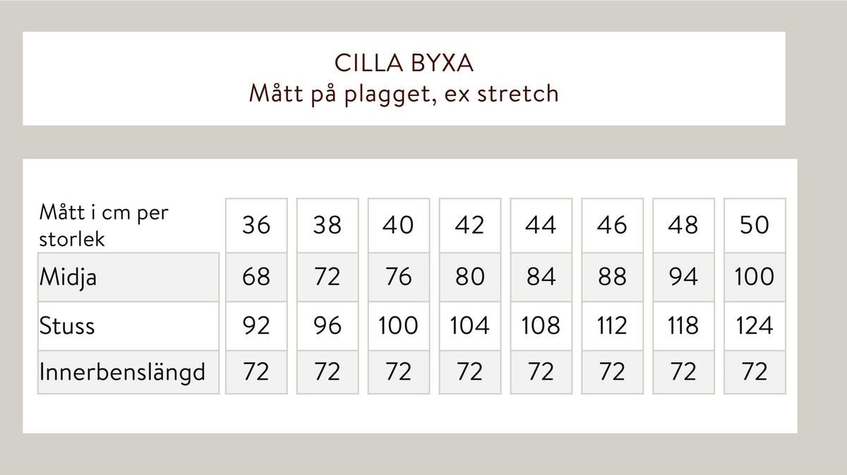 Cilla farkut - sininen
