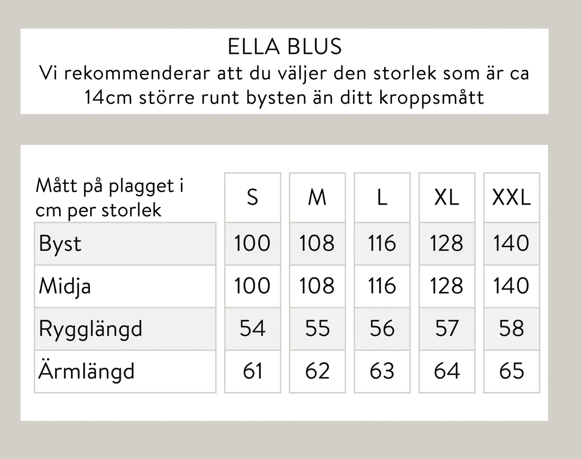 Ella blus - Grön