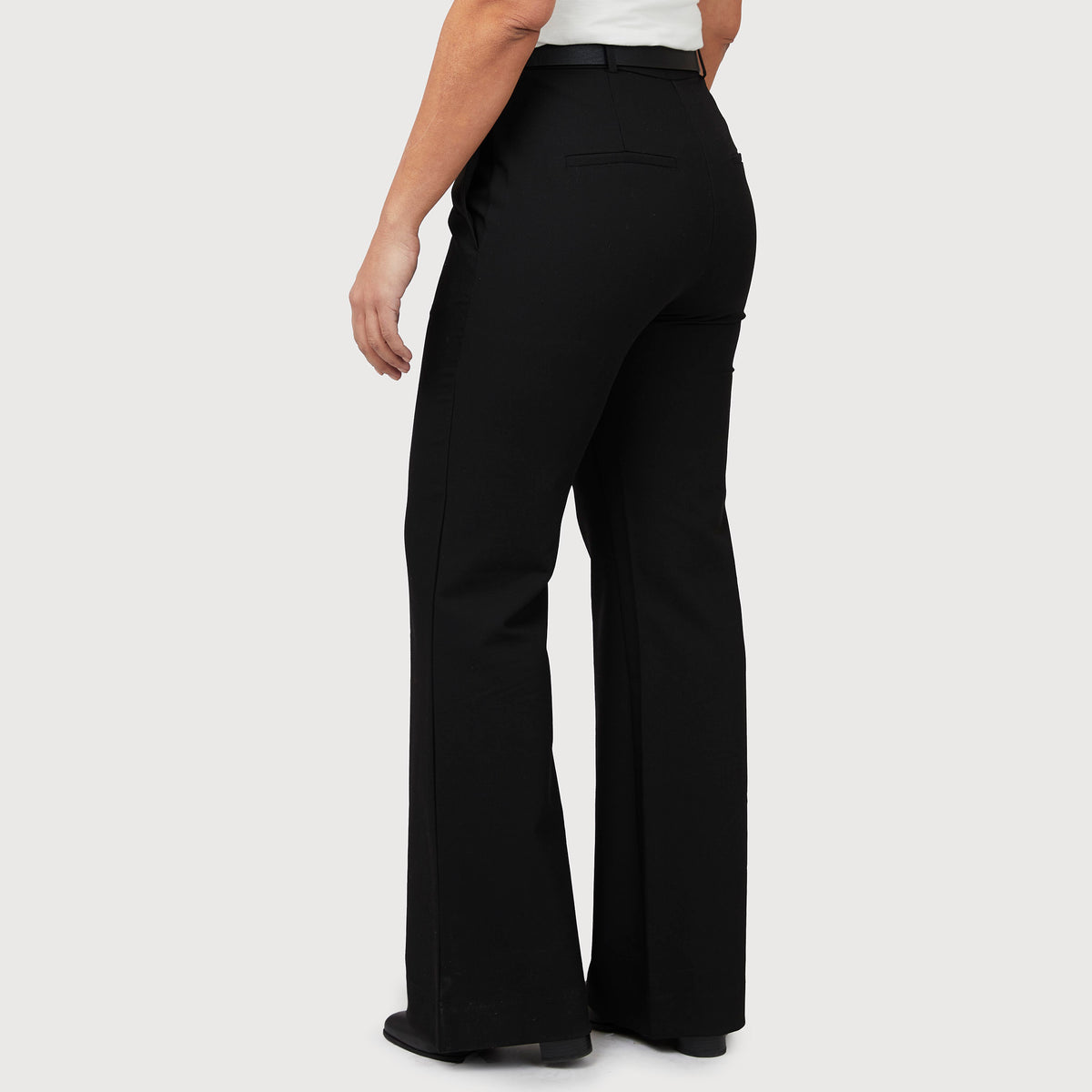 Callie bootcut housut - mustat