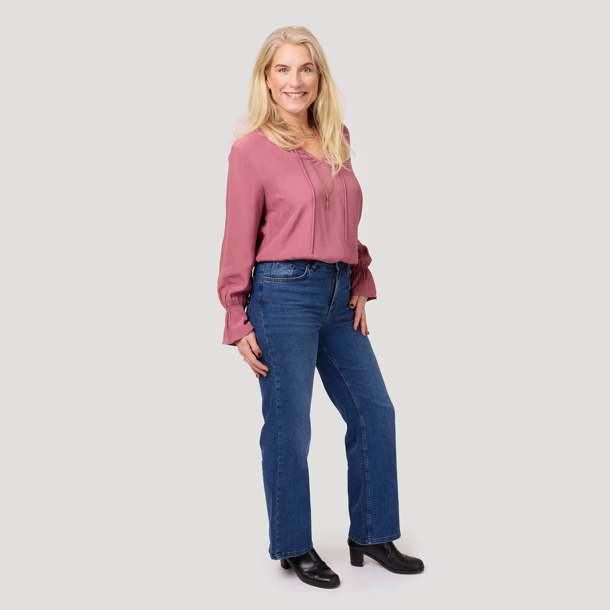 Daffne blus - Rosa