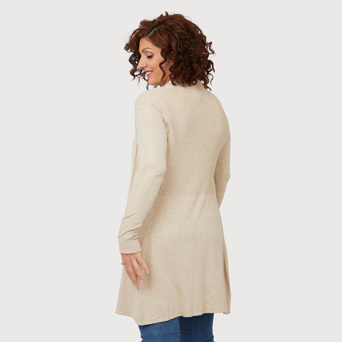 Evelyn neuletakki - beige