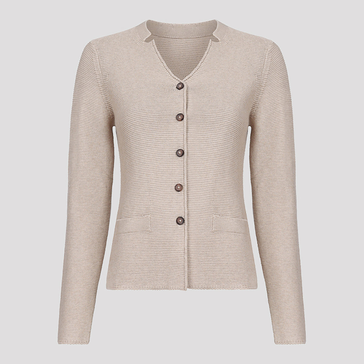 Francine cardigan - Ljusbeige