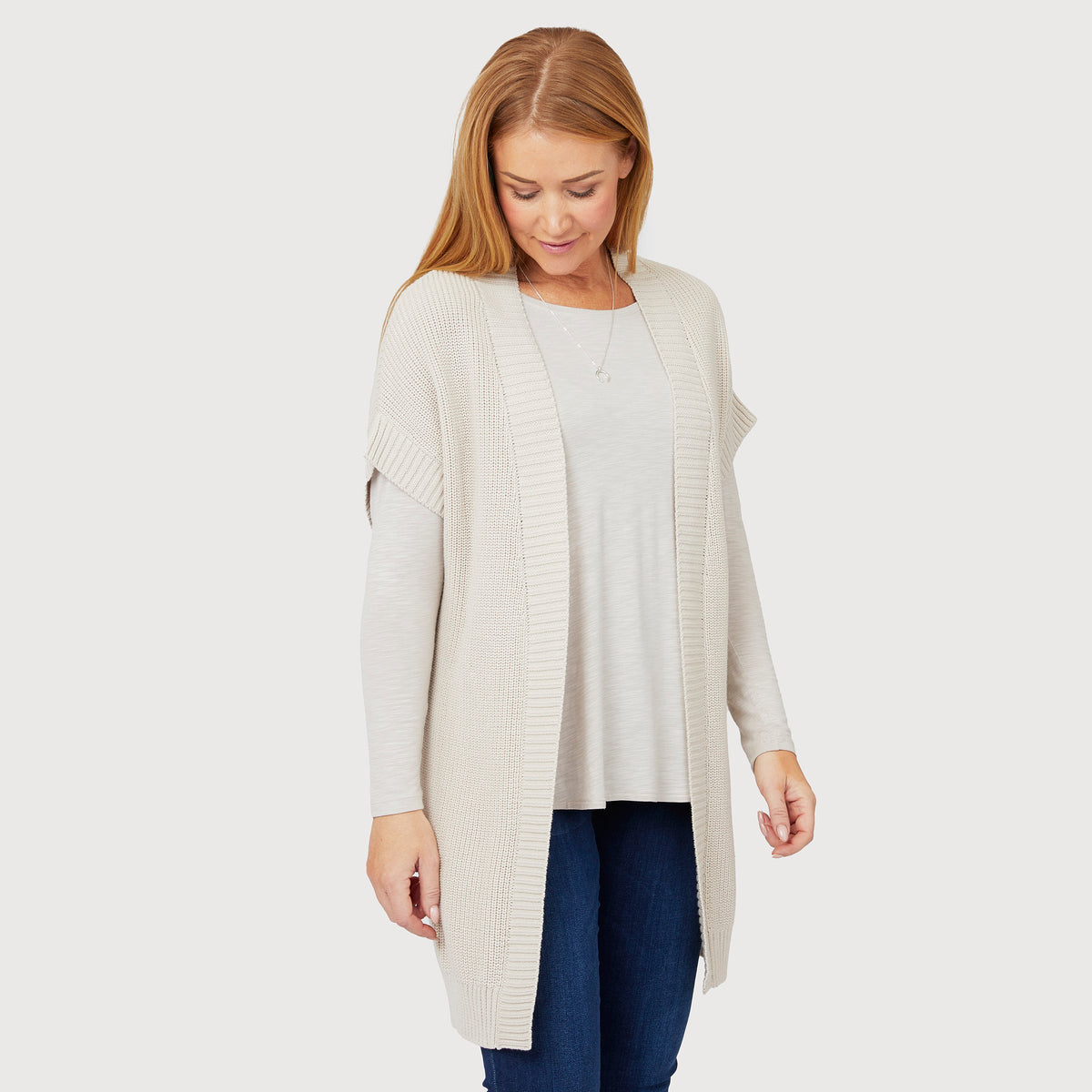 Layla neuletakki - beige