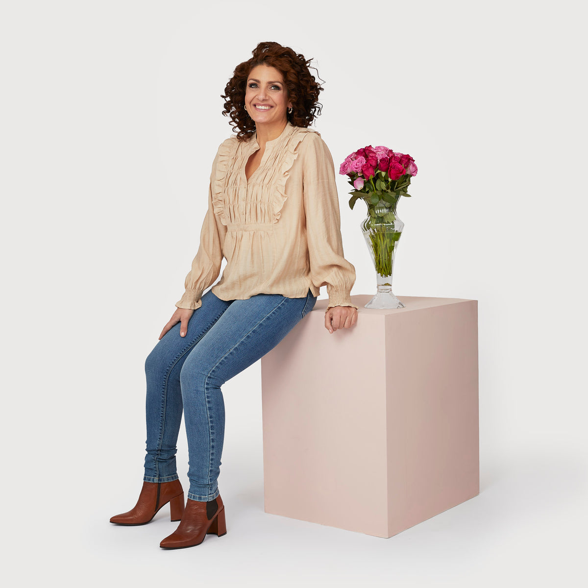 Linnea pusero - beige