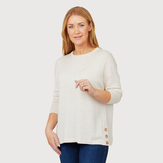 Rosita neulepusero - vaaleanbeige