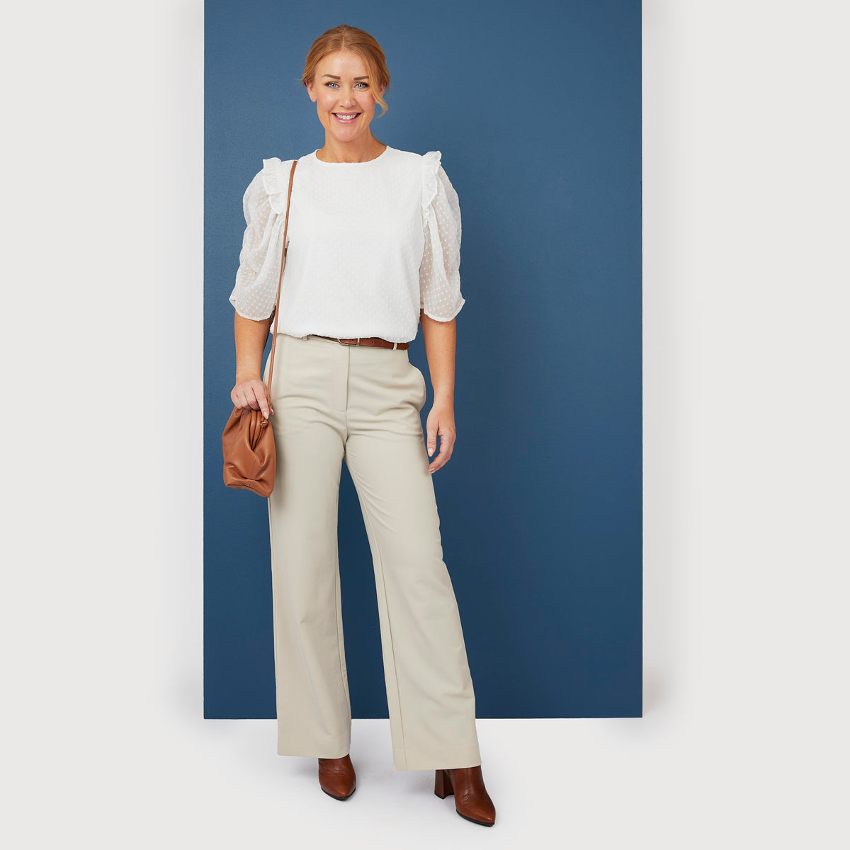 Sohla blus - Offwhite