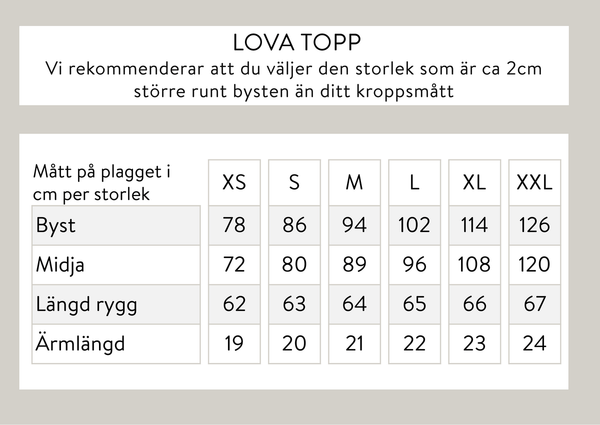 Lova topp - Grön