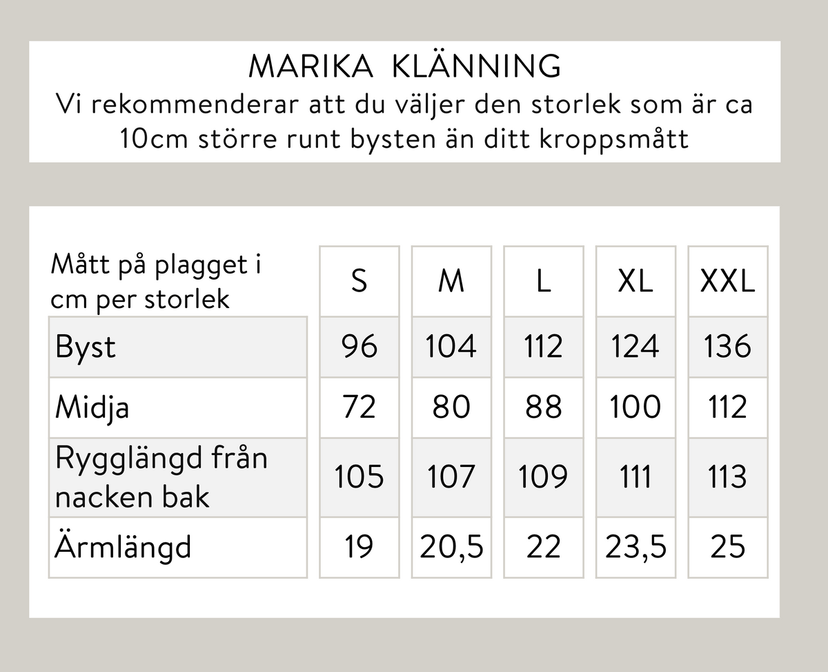 Marika mekko - sininen