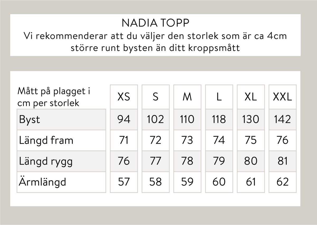 Nadia paita - musta