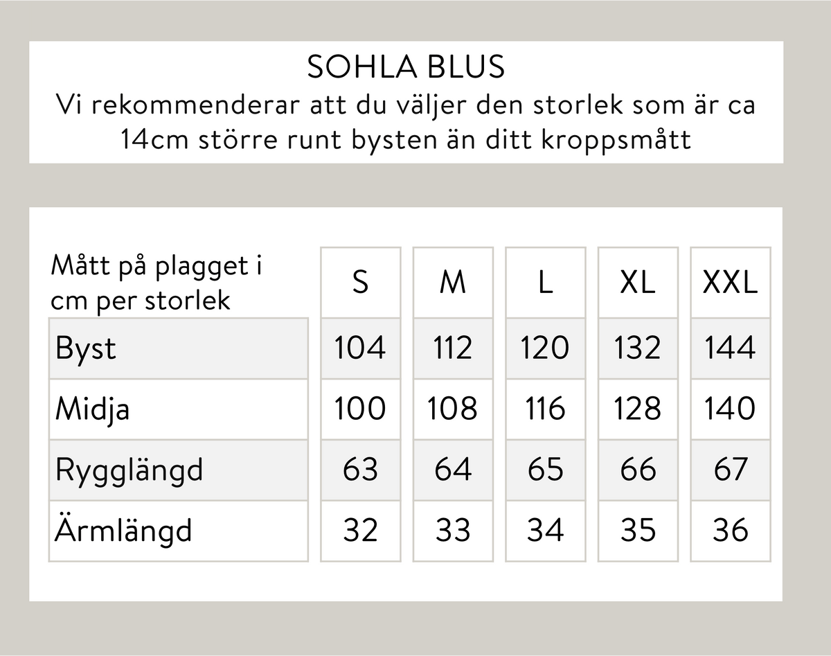 Sohla blus - Offwhite