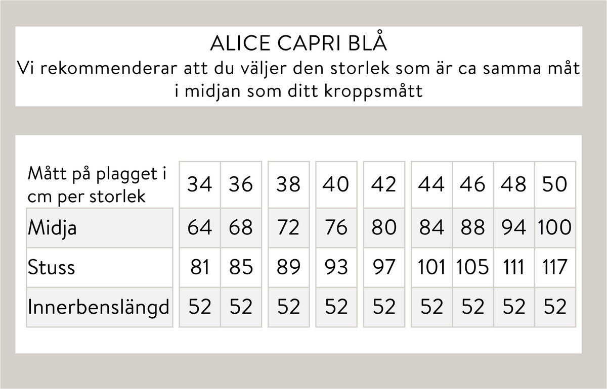 Alice caprihousut - Siniset